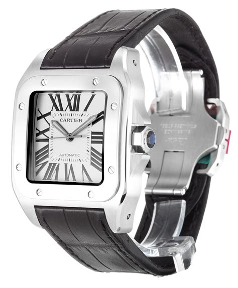 cartier santos 100 replica parts|cartier santos 100 price uk.